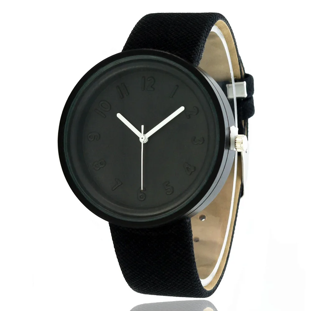 

Women Watch Arabic Numerals Scale Casual Multicolor Strap Black Shell Belt Quartz Watch reloj mujer ас женские